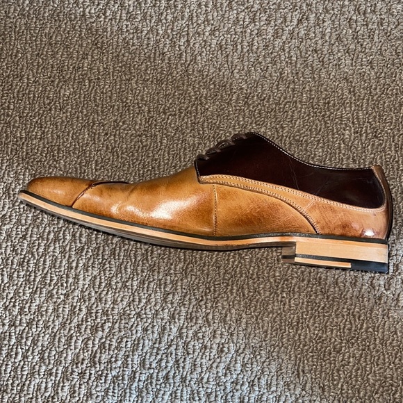 Stacy Adams Brown/Tan Dress Shoes - Picture 4 of 11